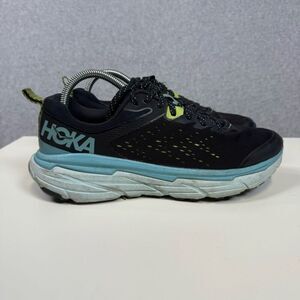 Hoka One One Mens 7.5 ATR 6 1106512 Black Athletic Running Shoes Sneakers